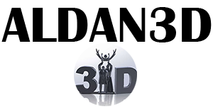 Алдан3D логотип